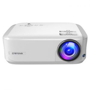 CRENOVA 2019 Newest Full HD 1080P Android Projector 6000 Lumens Android 7.1.2 OS Video Projector Support 4K Dolby 2G 16G Beamer