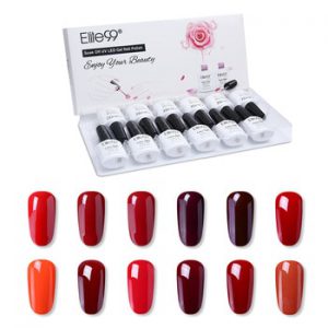 Elite99 12 Pieces/lot UV Gel Nail Polish 10ml Semi Permanent Nail Polish Gellak With Gift Box Soak Off DIY Nail Art Gel Varnish