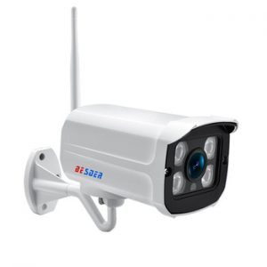 BESDER Audio Wifi Camera 1080P ONVIF Wireless Alarm Push iCsee P2P 2MP CCTV Bullet Outdoor IP Camera With SD Card Slot Max 64GB