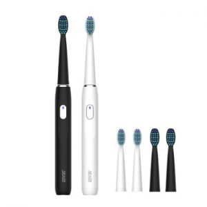 Seago Sonic Rechargeable Electric Toothbrush with 3 Replacement Brush Heads 2 Minutes Timer & 4 Brushing Modes Waterproof SG551