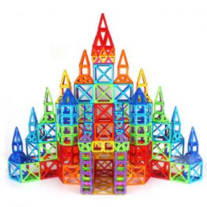 184pcs-110pcs Mini Magnetic Designer Construction Set Model & Building Toy Plastic Magnetic Blocks Educational Toys For Kids Gif