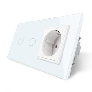 Livolo 16A EU standard Wall Power Socket with Touch Switch