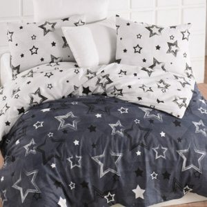 Lady Moda Bed Linen Set | Stars Luxury Bedding Set Twin/Full/Queen/King Size 3/4/5 pcs Duvet Cover Set from Turkey