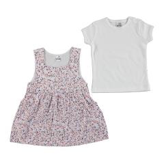 ebebek BabyZ Flower Garden Baby Girl Dress Bodysuit Set