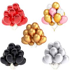 20pcs Birthday Balloon Gold Black Red Latex Balloons Birthday Party Decorations Kids Toy Air Globos Baby Shower Wedding Supplies