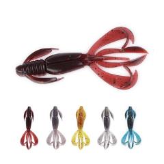 MEREDITH Crazy Flapper 70mm 90mm Fishing Soft Lure Fishing Lures Soft Silicone Baits Shrimp Bass Peche Gear Fishing Tackle