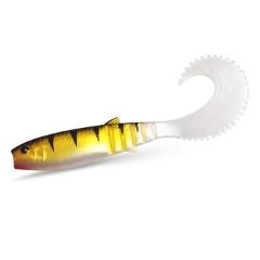 MEREDITH 90mm 110mm Cannibal Curved Tail Fishing Lures Artificial Wobblers Soft Baits Silicone Shad Worm Bass leurre souple