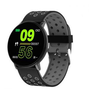 Smart Watch Men Blood Pressure Alarm Clock Round Waterproof Smartwatch Women Sport Health Heart Rate Wristwatch for Android IOS