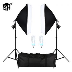 Professional Photography Softbox with E27 Socket Light Lighting Kit for Photo Studio Portraits