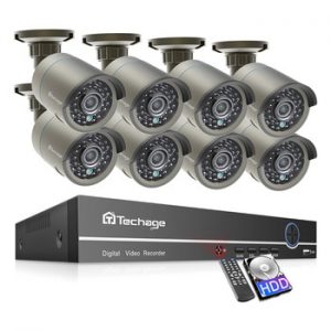 Techage H.265 8CH 1080P HDMI POE NVR Kit CCTV Security System 2.0MP IR Outdoor Audio Record IP Camera P2P Video Surveillance Set