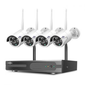 Hiseeu 8CH Wireless CCTV System 1080P 1TB 4pcs 2MP NVR IP IR-CUT outdoor CCTV Camera IP Security System Video Surveillance Kit