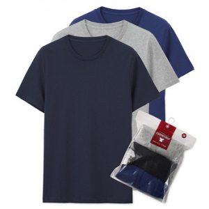 Giordano Men T Shirt Men Short Sleeves 3-pack Tshirt Men Solid Cotton Mens Tee Summer T Shirt Men Clothing Sous Vetement Homme