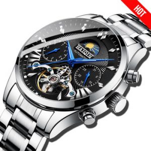 HAIQIN men's/mens watches top brand luxury automatic/mechanical/luxury watch men sport wristwatch mens reloj hombre tourbillon