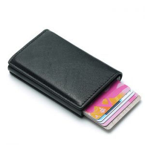 DIENQI Rfid Card Holder Men Wallets Money Bag Male Vintage Black Short Purse 2019 Small Leather Slim Wallets Mini Wallets Thin