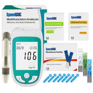 3in1 Multi-Function Cholesterol&Uric acid& Blood glucose meter glucometer kit Diabetes Gout Tester Monitor Device & Test Strips