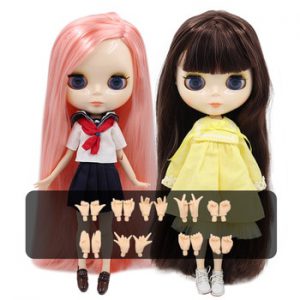 ICY factory blyth doll bjd toy joint body white skin shiny face 30cm 1/6 on sale special offer