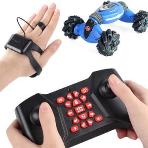 Remote Control Stunt Car Gesture Induction Twisting Off-Road Vehicle Light Music Drift Dancing Side Driving RC Toy Gift for Kids