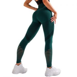 High waist seamless leggings for women hollow out gym legging super stretchy yoga pants fitness sport tights jogging trousers