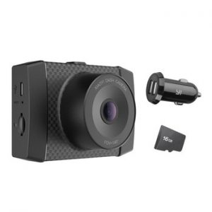 YI Ultra Dash Camera With 16G Card Black 2.7K Resolution A17 A7 Dual Core Chip Voice Control light sensor 2.7-inch Widescreen