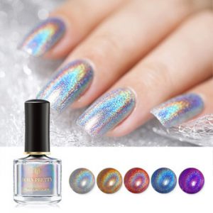 BORN PRETTY  Laser Nail Polish 6ml Nails Varnish Shining Glittering Nail Art varnish Polish