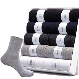 2020 Brand New Men's Cotton Socks For Man Black Business Breathable Spring  Summer Male Crew Sock Meias Hot cheap price Sokken