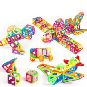 Mini 200PCS-46PCS Magnetic Designer Constructor Toy For Boys Girls Magnetic Building Blocks Magnet Educational Toys For Children