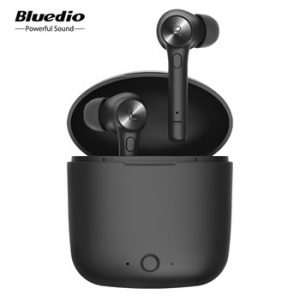 Bluedio Hi wireless bluetooth earphone for phone stereo sport earbuds headset with charging box built-in microphone