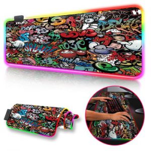 RGB Mouse Pad Gaming Mouse Pad Gamer Large Mousepad RGB Mouse Mat XXL Mause Mat Computer Gaming Accessories PC Keyboard Desk Mat