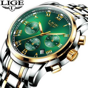 Relojes Hombre 2020 LIGE New Watches Men Luxury Brand Chronograph Male Sport Watches Waterproof Stainless Steel Quartz Men Watch