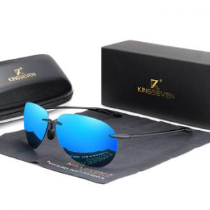 KINGSEVEN 2020 Ultralight TR90 Rimless Sunglasses Men High Quality Frameless Sun Glasses For Women Oculos Feminino