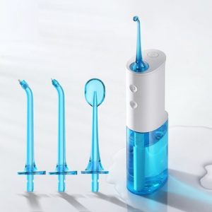 Soocas W3 Oral Irrigator Dental Portable Water Flosser Tips USB Rechargeable Water Jet Flosser IPX7 Irrigator for Cleaning Teeth