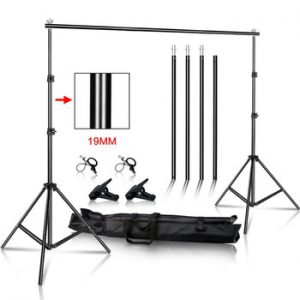 Photo Video Studio Backdrop Background Stand Photography Muslin Backgrounds Picture Canvas Frame Support System With Carry Bag