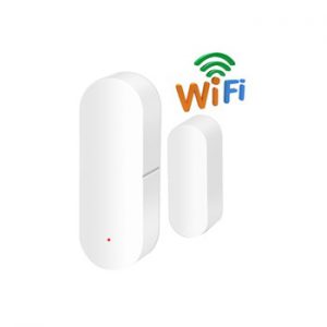 Wofea Door Window magnetic sensor WiFi App Alerts Battery Operated Home Security detector tuya support alexa google home