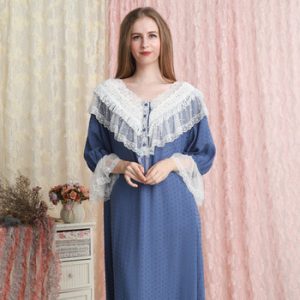 Woman Nightgown Summer Sleepwear Night Gown Loose and comfortable 7 color