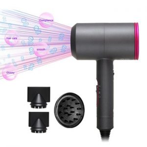 2000W Professional Salon Hair Dryer 2 in 1 Hot Air Brush Hair Dryers Negative Ionic Hair Blow Dryer Strong Wind Hot Dryer