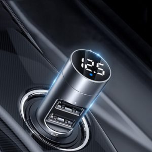 Baseus FM Transmitter Car Bluetooth 5.0 FM Radio Modulator Car Kit 3.1A USB Car Charger Handsfree Wireless Aux Audio MP3 Player