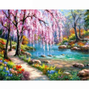 HUACAN Diamond Painting Landscape Diy Full Diamond Embroidery Scenery Mosaic Picture of Rhinestone Home Decor