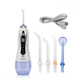 New 3 Modes Cordless Oral Irrigator Portable Water Dental Flosser USB Rechargeable Water Jet Floss Tooth Pick 5 Jet Tips 300ml