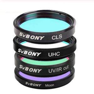 SVBONY 1.25''UHC+CLS+Moon+UV/IR Cut Filters for Astronomy Telescope Monocular Astronomical Observations of Deep Sky Object