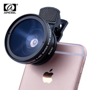 New HD 37MM 0.45x Super Wide Angle Lens with 12.5x Super Macro Lens for iPhone 6 Plus 5S 4S Samsung S6 S5 Note 4 Camera lens Kit