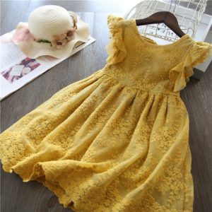 Summer Lace Children Clothing Princess Kids Dresses For Girls Causal Wear Dress 3 8 Years Girls Dress Vestido Robe Fille