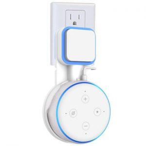 For Alexa Echo Dot 3rd generation Wall Mount Outlet Hanger Stand Holder Case Plug