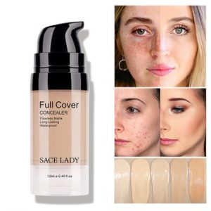 SACE LADY Face Concealer Cream Full Cover Makeup Liquid Facial Corrector Waterproof Base Make Up for Eye Dark Circles Cosmetic