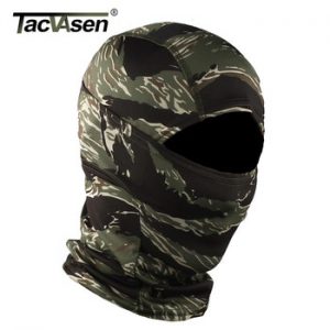 TACVASEN Camouflage Military Tactical Balaclava Hood Ninja Motorcycle Hunt Helmet Liner Headwears Full Face Masks Airsoft Gears