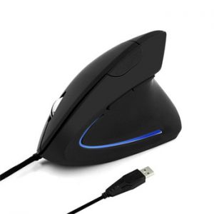 Vertical Mouse 800/1200/2000 3200 DPI Computer Wired Mause Wrist Rest Protection USB Optical Ergonomic Colorful LED Mice For PC