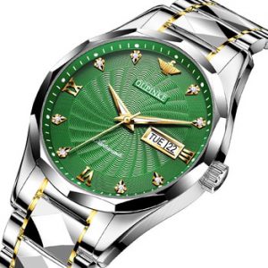 OUPINKE Men Automatic Mechanical Watch Top Brand Luxury Sapphire Glass Tungsten Steel Date Luminous Waterproof Wrist Watch