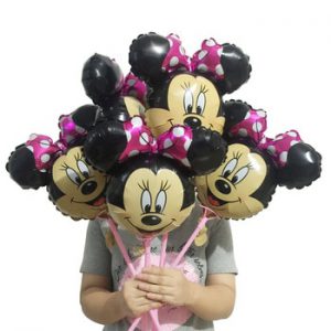 10 pcs Birthday Party Decorations kids Foil Balloons Mickey Minnie Balloon Party Supplies Wedding Baby Shower Decor 2020 New