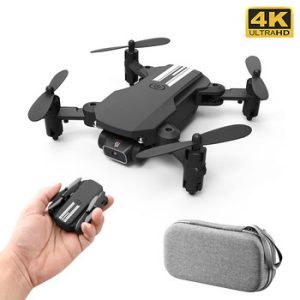 XKJ 2020 New Mini Drone 4K 1080P HD Camera WiFi Fpv Air Pressure Altitude Hold Black And Gray Foldable Quadcopter RC Drone Toy