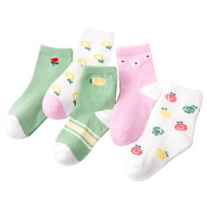 5 pair Jacquard Fruit Rainbow Candy Comfort Warm Cotton High Quality Child Boy Newborn Socks Kids Girl Baby Socks Miaoyoutong