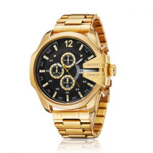 Mens Watches Top Brand Luxury Gold Steel Quartz Watch Men Cagarny Casual Male Wrist Watch Military Relogio Masculino Dropship